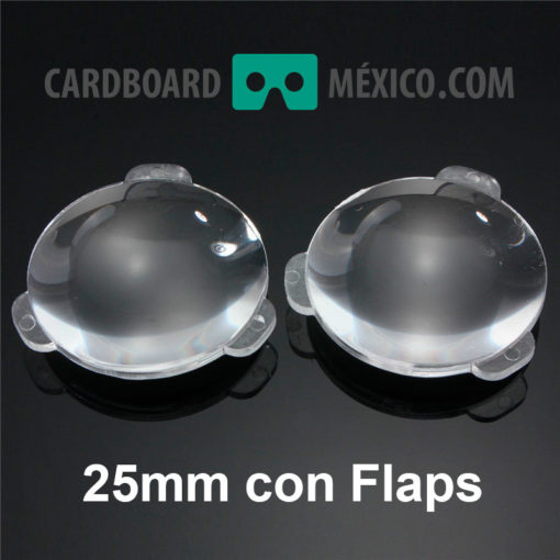 lentes google cardboard 25mm